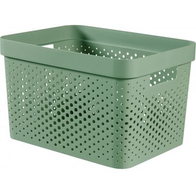 Curver INFINITY 17L Bac de rangement 36 x 27 x 22 cm, vert 04740-S86 - Publicité Curver INFINITY 17L Bac de rangement 36 x 27 x 22 cm, vert 04740-S86 - Publicité