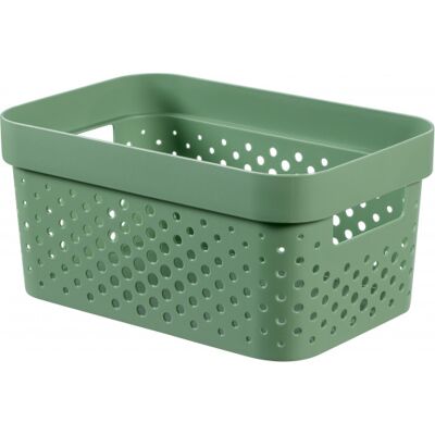Curver INFINITY 4,5L Bac de rangement 26 x 18 x 12 cm, vert 04747-S86 - Publicité Curver INFINITY 4,5L Bac de rangement 26 x 18 x 12 cm, vert 04747-S86 - Publicité