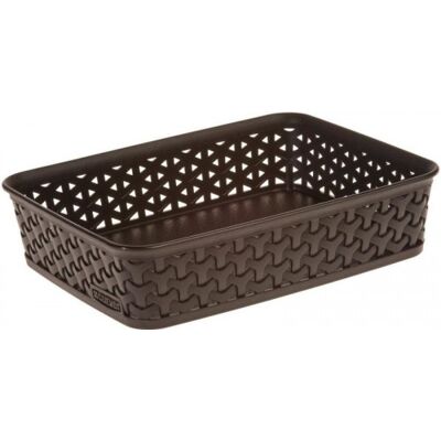 Curver MY STYLE A5 Paniere de bureau 25,6 x 20 x 6 cm 2,5L marron foncé 00096-210 - Publicité Curver MY STYLE A5 Paniere de bureau 25,6 x 20 x 6 cm 2,5L marron foncé 00096-210 - Publicité