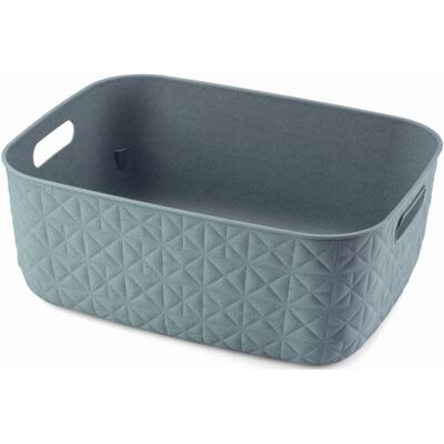 Curver SOFTEX M 12,5L Panier de rangement 37,9 x 29,2 x 14,3 cm, bleu 00575-Z69 - Publicité Curver SOFTEX M 12,5L Panier de rangement 37,9 x 29,2 x 14,3 cm, bleu 00575-Z69 - Publicité