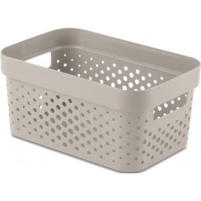 Curver INFINITY 4,5 L Bac de rangement 26 x 18 x 12 cm, beige 04747-X67 - Publicité Curver INFINITY 4,5 L Bac de rangement 26 x 18 x 12 cm, beige 04747-X67 - Publicité