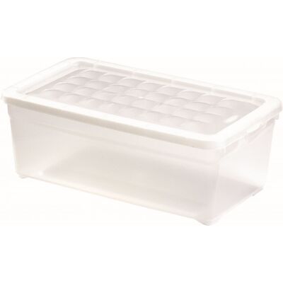 Curver TEXTILE 5,7L Boîte de rangement 34,3 x 19,5 x 12,5 cm transparent 03003-001 - Publicité Curver TEXTILE 5,7L Boîte de rangement 34,3 x 19,5 x 12,5 cm transparent 03003-001 - Publicité