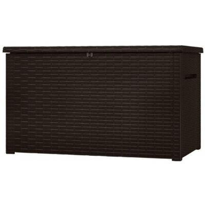 KETER JAVA 870L Coffre de rangement 147 x 82 x 86 cm, marron 17204486 - Publicité KETER JAVA 870L Coffre de rangement 147 x 82 x 86 cm, marron 17204486 - Publicité