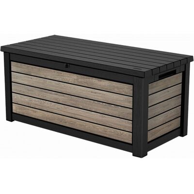 KETER DECO 630L Coffre de jardin, 155 x72 x 69,5 cm, ashwood 17213823 - Publicité KETER DECO 630L Coffre de jardin, 155 x72 x 69,5 cm, ashwood 17213823 - Publicité