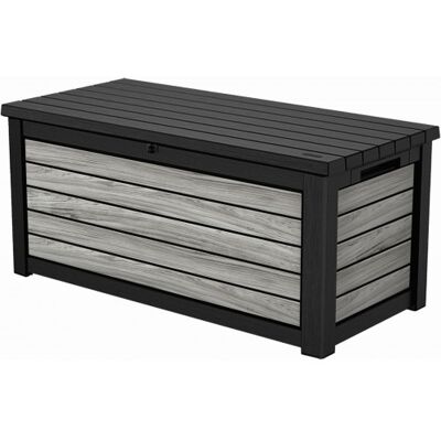 KETER DECO 630L Coffre de jardin, 155 x72 x 69,5 cm, gris 17213823 - Publicité KETER DECO 630L Coffre de jardin, 155 x72 x 69,5 cm, gris 17213823 - Publicité