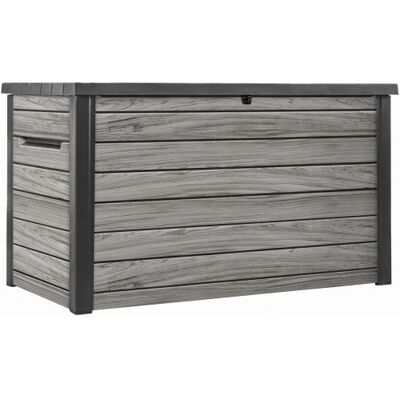 KETER DECO 870L Coffre de jardin, 147 x 83 x 86 cm, gris 17213847 - Publicité KETER DECO 870L Coffre de jardin, 147 x 83 x 86 cm, gris 17213847 - Publicité