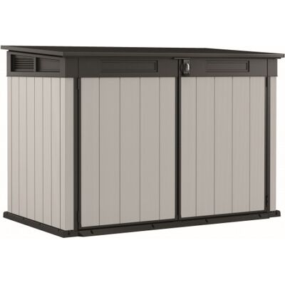 KETER PREMIER JUMBO Coffre de jardin, 190,5 x 109,3 x 132,5 cm, gris 17212384 - Publicité KETER PREMIER JUMBO Coffre de jardin, 190,5 x 109,3 x 132,5 cm, gris 17212384 - Publicité