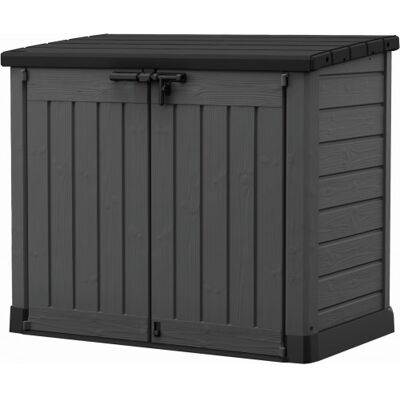 KETER STORE IT OUT MAX Coffre de rangemen 145,5 x 82 x 125 cm gris foncé 17199416 - Publicité KETER STORE IT OUT MAX Coffre de rangemen 145,5 x 82 x 125 cm gris foncé 17199416 - Publicité