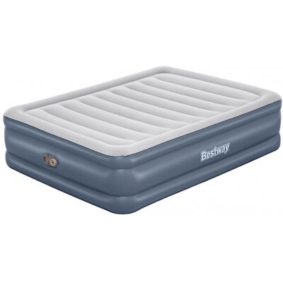 BESTWAY TriTech Queen Lit gonflable avec pompe intégrée, 203 x 152 x 51 cm 6713I - Publicité BESTWAY TriTech Queen Lit gonflable avec pompe intégrée, 203 x 152 x 51 cm 6713I - Publicité