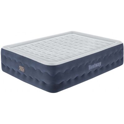 BESTWAY TruLeisure Queen Matelas gonflable avec pompe intégrée, 203 x 152 x 51 cm 6716P - Publicité BESTWAY TruLeisure Queen Matelas gonflable avec pompe intégrée, 203 x 152 x 51 cm 6716P - Publicité