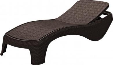 KETER ATLANTIC Chaise longue, 197 x 74 x 36 cm, marron 17199231