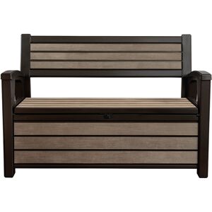 KETER HUDSON STORAGE BENCH 227L Banc de rangement, marron 17204490