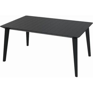 ALLIBERT LIMA 160 Table a manger, 157 x 98 x 74 cm, graphite 17202806 - Publicité