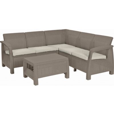 KETER CORFU RELAX Ensemble de jardin, cappuccino/beige 17202123 - Publicité KETER CORFU RELAX Ensemble de jardin, cappuccino/beige 17202123 - Publicité