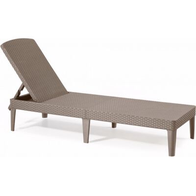 ALLIBERT JAIPUR Chaise longue, 187 x 58 x 29 cm, cappuccino 17205843 - Publicité ALLIBERT JAIPUR Chaise longue, 187 x 58 x 29 cm, cappuccino 17205843 - Publicité