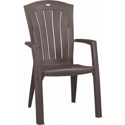 KETER SANTORINI Chaise de jardin, 61 x 65 x 99 cm, cappuccino 17180012 - Publicité KETER SANTORINI Chaise de jardin, 61 x 65 x 99 cm, cappuccino 17180012 - Publicité
