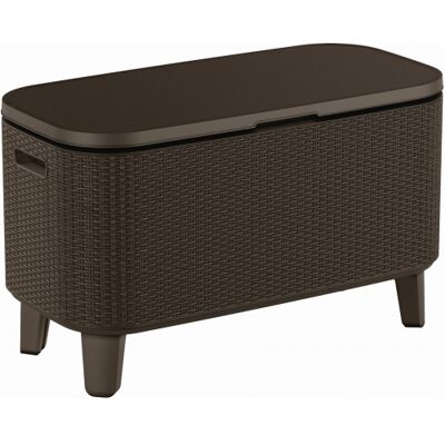 KETER BEVY BAR Table multifonction en rotin, 83,5 x 40 x 50-74 cm, marron 17209510 - Publicité KETER BEVY BAR Table multifonction en rotin, 83,5 x 40 x 50-74 cm, marron 17209510 - Publicité