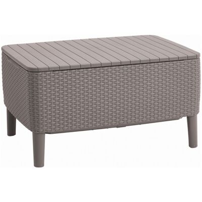 KETER SALEMO Table basse, 76 x 56 x 42 cm, cappuccino 17209050 - Publicité KETER SALEMO Table basse, 76 x 56 x 42 cm, cappuccino 17209050 - Publicité
