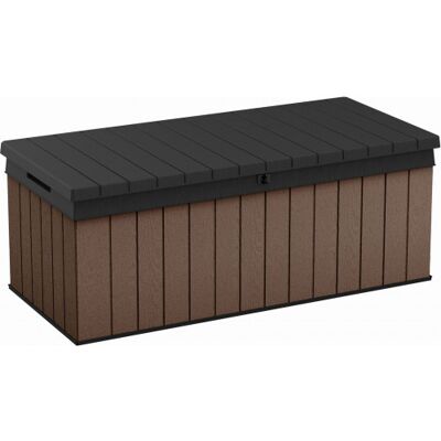 KETER DARWIN 380L Coffre de rangement 142,5 x 65,3 x 54,5 cm, marron 17211691 - Publicité KETER DARWIN 380L Coffre de rangement 142,5 x 65,3 x 54,5 cm, marron 17211691 - Publicité