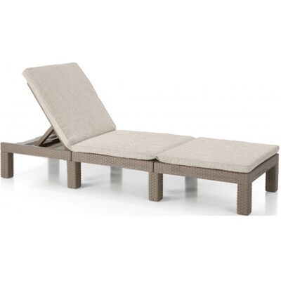 KETER DAYTONA DELUXE Chaise longue, 195 x 65 x 25,5 cm, cappuccino 17211632 - Publicité KETER DAYTONA DELUXE Chaise longue, 195 x 65 x 25,5 cm, cappuccino 17211632 - Publicité