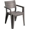 KETER JULIE Chaise de jardin, 61,5 x 58,5 x 79 cm, cappuccino 17209497