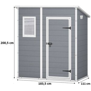 KETER MANOR PENT 6 x 4 Abri de jardin 183,5 x 111 x 200,5 cm 17199514