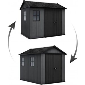 KETER Newton Plus 9x7,5 Abri de jardin - Panneaux en résine UV protection - Publicité KETER Newton Plus 9x7,5 Abri de jardin - Panneaux en résine UV protection - Publicité
