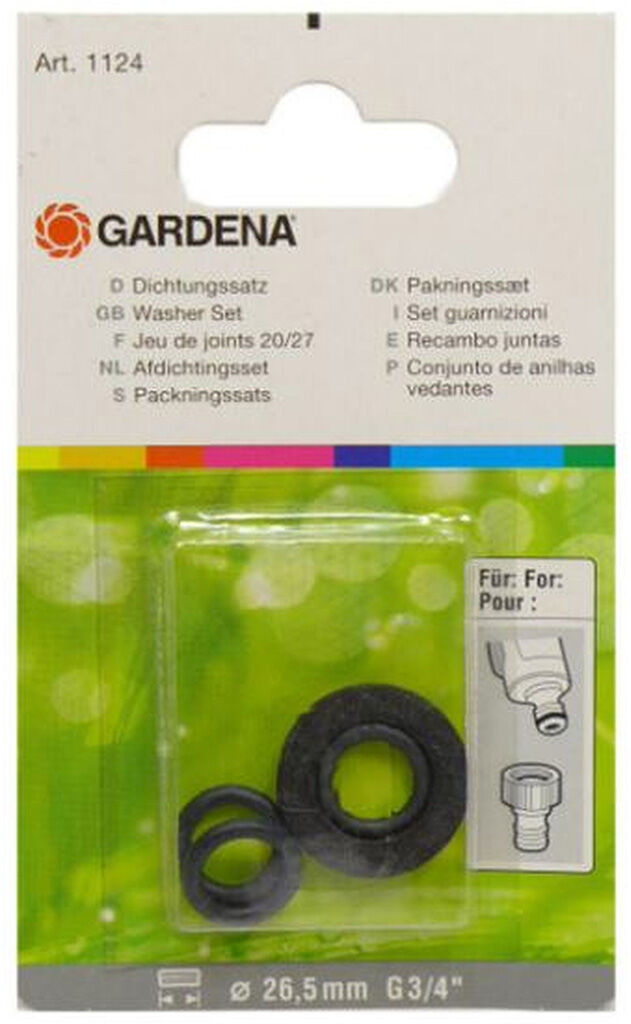 GARDENA Kit de joints, ø 26,5 mm (G3/4&quot;) 1124-20