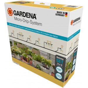 Gardena Micro-Drip-System Kit d'initiation pour balcon - jusqu'a 15 pots. 13401-20 - Publicité Gardena Micro-Drip-System Kit d'initiation pour balcon - jusqu'a 15 pots. 13401-20 - Publicité