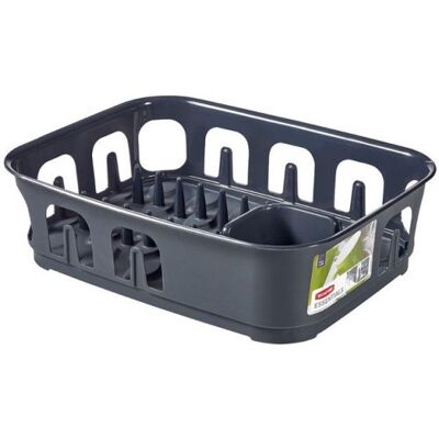 Curver ESSENTIALS Egouttoir rectangulaire 10,9 x 29 x 39,1 cm anthracite 00743-308 - Publicité Curver ESSENTIALS Egouttoir rectangulaire 10,9 x 29 x 39,1 cm anthracite 00743-308 - Publicité