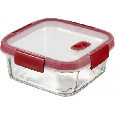 Curver SMART COOK 0,7L Boîte alimentaire 15 x 15 x 7 cm transparent/rouge 00115-472 - Publicité Curver SMART COOK 0,7L Boîte alimentaire 15 x 15 x 7 cm transparent/rouge 00115-472 - Publicité