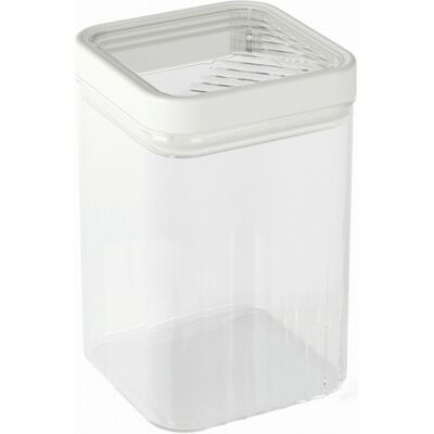 Curver KARA 1,2L Boîte de conservation alimentaire 10,7 × 10,7 × 15 cm, blanche 03101-W53 - Publicité Curver KARA 1,2L Boîte de conservation alimentaire 10,7 × 10,7 × 15 cm, blanche 03101-W53 - Publicité