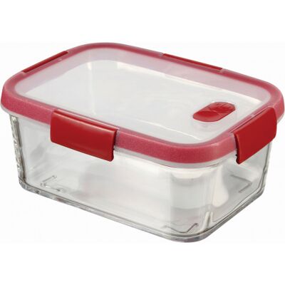 Curver SMART COOK 1,1L Boîte alimentaire 20,3 x 15,4 x 8,3 cm transparent/rouge 04062-472 - Publicité Curver SMART COOK 1,1L Boîte alimentaire 20,3 x 15,4 x 8,3 cm transparent/rouge 04062-472 - Publicité