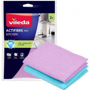 VILEDA Actifibre chiffon microfibre pour cuisine 2 pcs 183305
