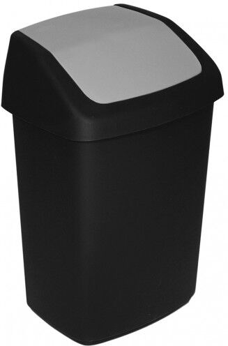 Curver SWING BIN 10L Poubelle 24,6 x 19,8 x 37,3 cm noir 03984-Y09