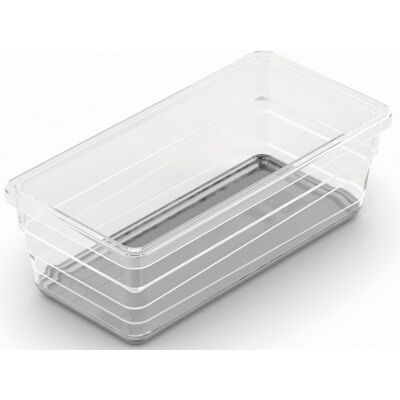 KIS SISTEMO 2 Organizer pour tiroir 15 x 7,5 x 5 cm transparent/gris 10011-A94 - Publicité KIS SISTEMO 2 Organizer pour tiroir 15 x 7,5 x 5 cm transparent/gris 10011-A94 - Publicité