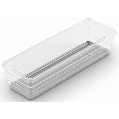 KIS SISTEMO 3 Organizer pour tiroir 22,5 x 7,5 x 5 cm transparent/gris 10012-A94 - Publicité KIS SISTEMO 3 Organizer pour tiroir 22,5 x 7,5 x 5 cm transparent/gris 10012-A94 - Publicité