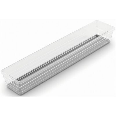 KIS SISTEMO 5 Organizer pour tiroir 37,5 x 7,5 x 5 cm transparent/gris 10014-A94 - Publicité KIS SISTEMO 5 Organizer pour tiroir 37,5 x 7,5 x 5 cm transparent/gris 10014-A94 - Publicité