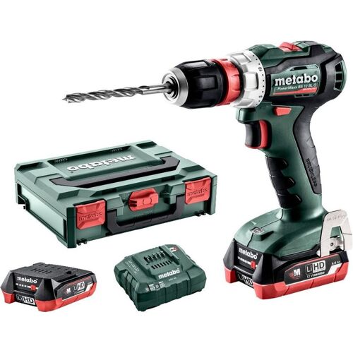 PowerMaxx BS 12 BL Q Perceuse-visseuse sans fil (12V/2x4,0Ah) MetaBOX 601039800