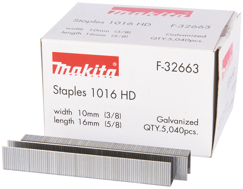 Makita F-32663 Agrafes pour agrafeuses a batterie 10,5x16mm 5.040 Qté