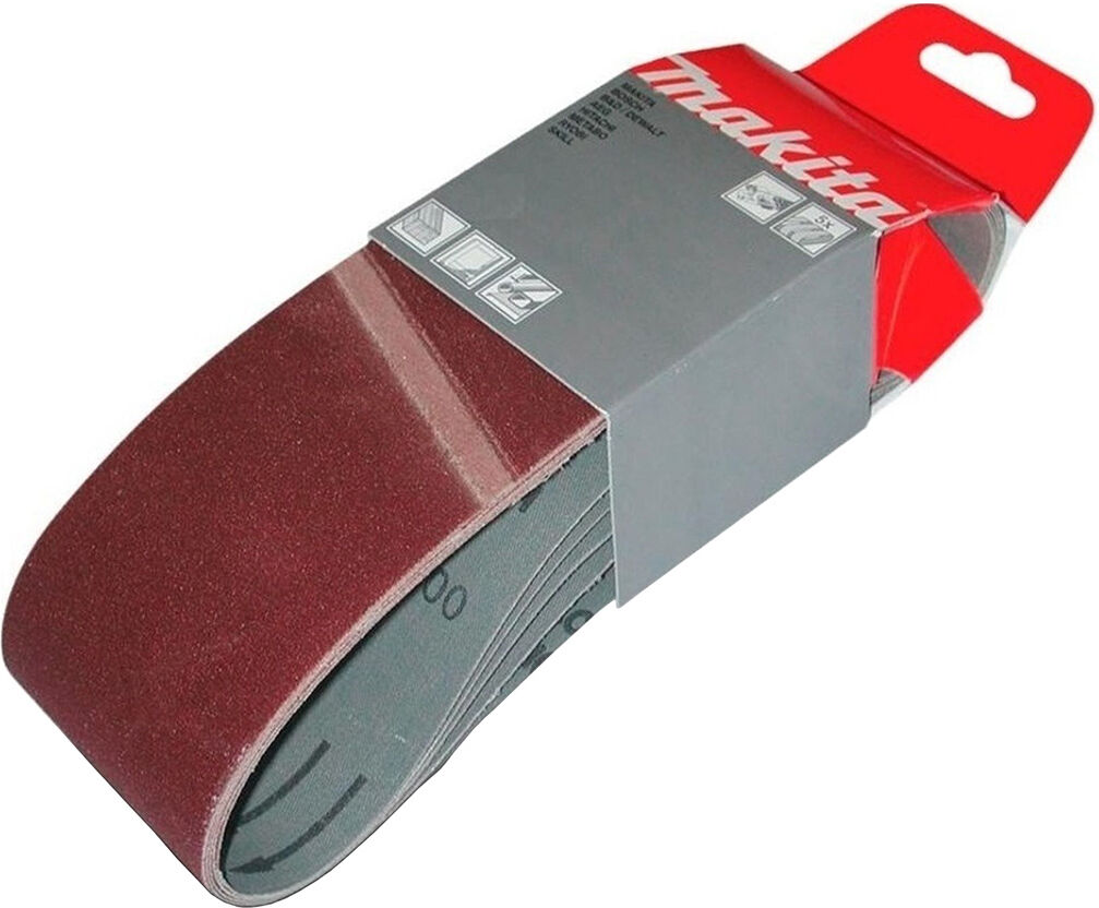 Makita P-37194 Bandes abrasives 76x533mm K80, 5Qté ,9903