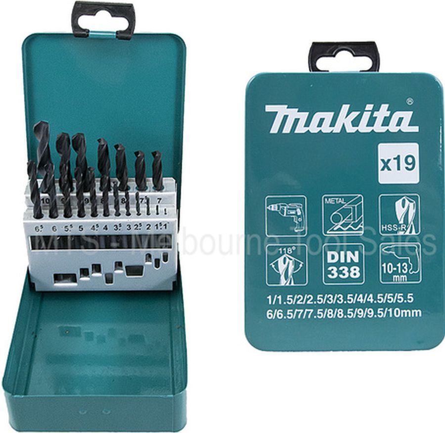 Makita D-54081 Jeu de forets HSS-R 1-10mm (0,5mm)