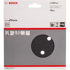 Bosch Disque abrasif F355, pack de 5 150 mm, 80 2608605124 - Publicité Bosch Disque abrasif F355, pack de 5 150 mm, 80 2608605124 - Publicité