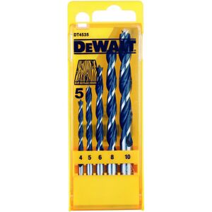 DeWALT DT4535 Jeu de forets a bois en spirale 5 pieces - Publicité DeWALT DT4535 Jeu de forets a bois en spirale 5 pieces - Publicité
