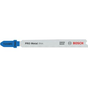 Bosch Lame de scie sauteuse PRO Metal thin T121GFC 92 mm, 3 pieces 2608655103 - Publicité Bosch Lame de scie sauteuse PRO Metal thin T121GFC 92 mm, 3 pieces 2608655103 - Publicité