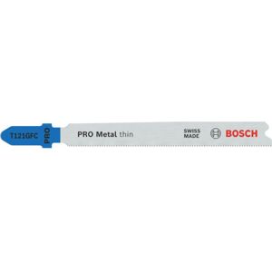 Bosch Lame de scie sauteuse PRO Metal thin T121GFC 92 mm, 2 pieces 2608655094 - Publicité Bosch Lame de scie sauteuse PRO Metal thin T121GFC 92 mm, 2 pieces 2608655094 - Publicité