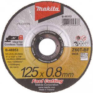 Makita B-46953 Disques a tronçonner métal et inox pour meuleuses a batterie - Publicité Makita B-46953 Disques a tronçonner métal et inox pour meuleuses a batterie - Publicité
