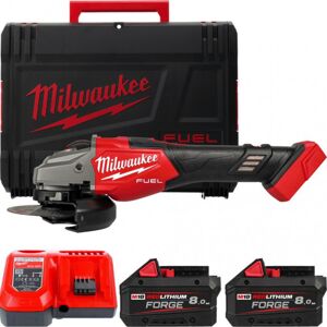 Milwaukee M18 FHSAG125XB2-802X Meuleuse d'angle 125mm (18V/2x 8,0Ah/HD BOX) 4933493416 - Publicité Milwaukee M18 FHSAG125XB2-802X Meuleuse d'angle 125mm (18V/2x 8,0Ah/HD BOX) 4933493416 - Publicité