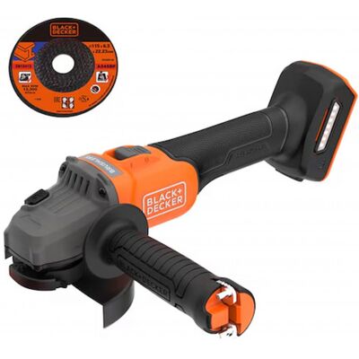 Black & Decker 115mm 18V meuleuse angulaire sans balais - Outil électrique - Publicité Black & Decker 115mm 18V meuleuse angulaire sans balais - Outil électrique - Publicité