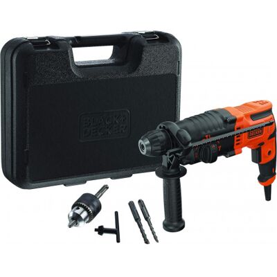 BLACK & DECKER Black & Decker BEHS01K-QS Perceuse SDS-Plus (1,4J/650W), coffret - Publicité BLACK & DECKER Black & Decker BEHS01K-QS Perceuse SDS-Plus (1,4J/650W), coffret - Publicité
